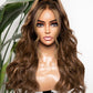 HOBN175-3 Two Tone Indian Wavy Lace Front Wig